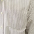 Metro Men's Long-Sleeve Striped Vintage Shirt
