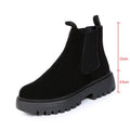 Stride Chunky Platform Solid Ankle Boots