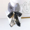 Ember Plush Houndstooth Scarf