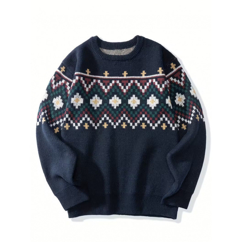 District Men's Relaxed Crew-Neck Pullover