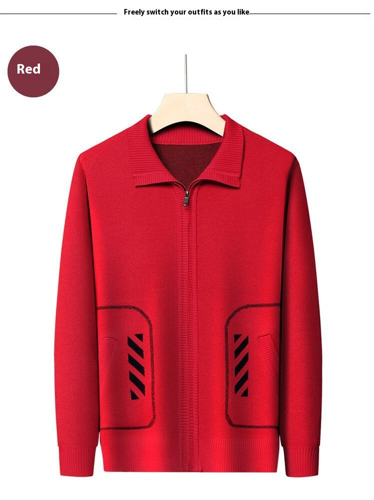 Atlas Men's Solid Cardigan