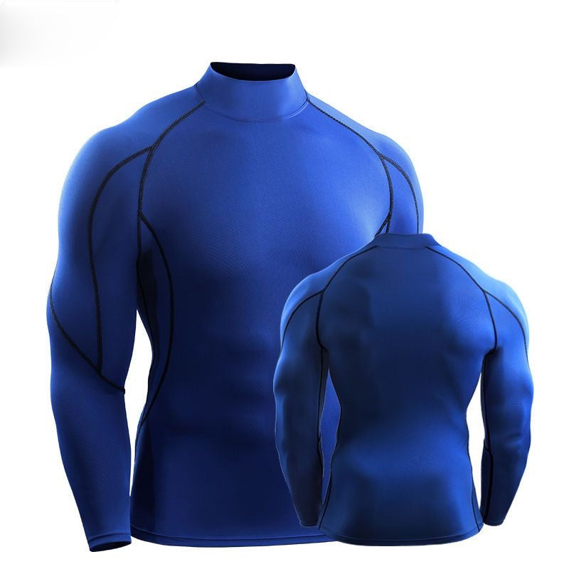 Velocity Men's Quick-Dry Long-Sleeve Turtleneck Top