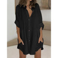 Nova Arden Relaxed Single-Breasted Shirt Dress