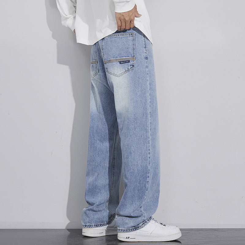 Indigo Men's Retro Straight Jeans