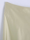 Sway Arden Satin Silky Midi Skirt
