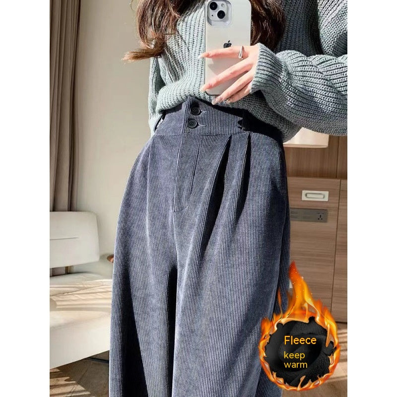 Flow Arden Fleece-Lined Wide-Leg Trousers
