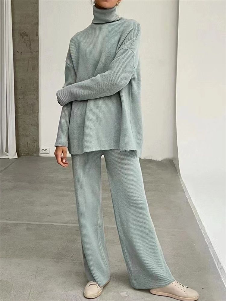 Sera Knit Turtleneck Tracksuit