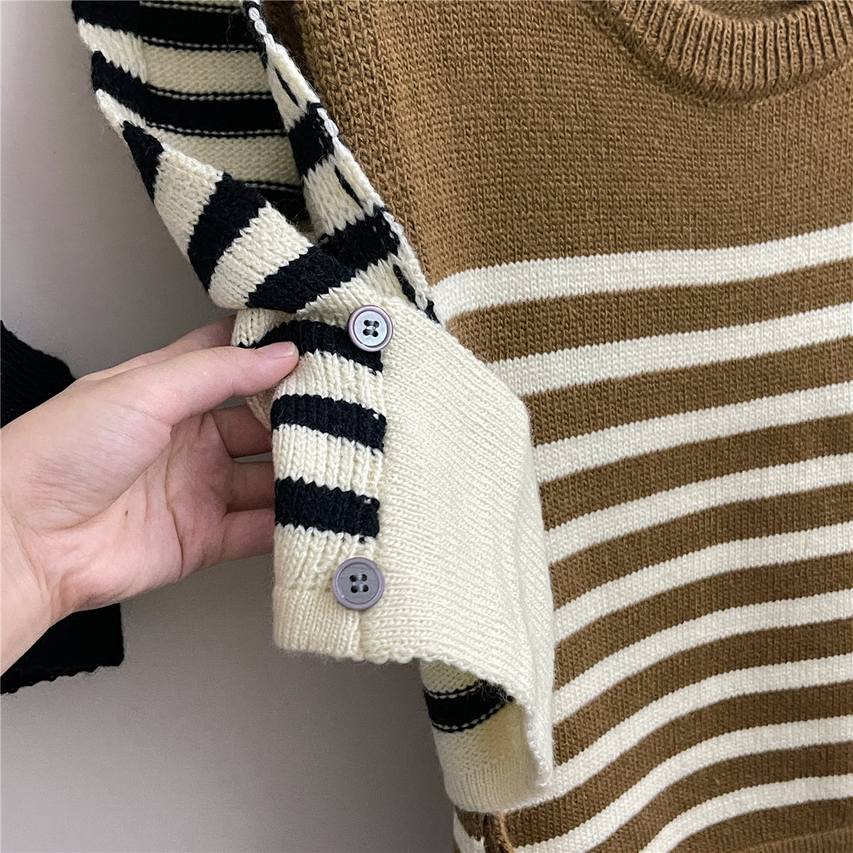 Hearth Knit Striped Vest