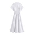 Nova Linen Relaxed Midi Skirt