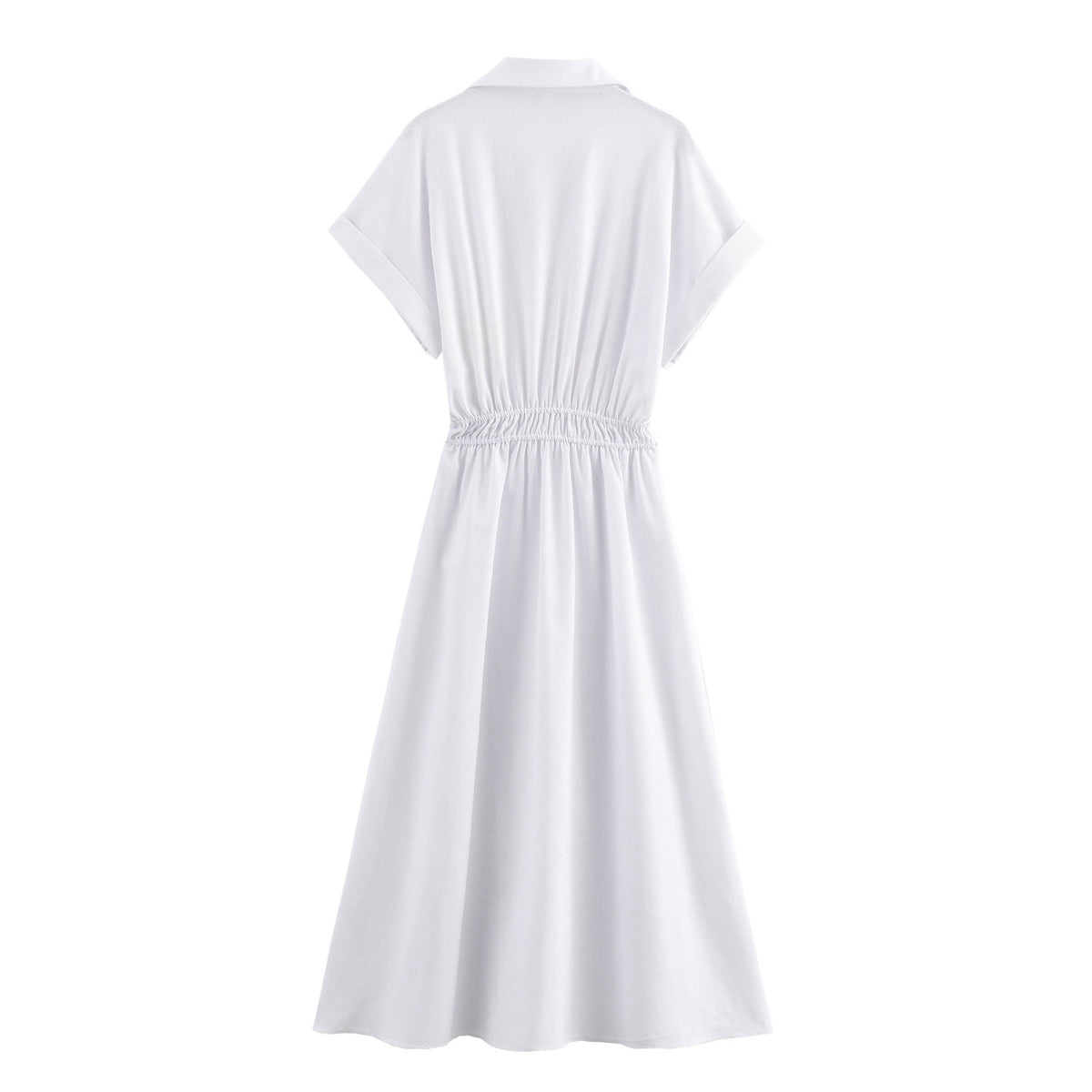 Nova Linen Relaxed Midi Skirt