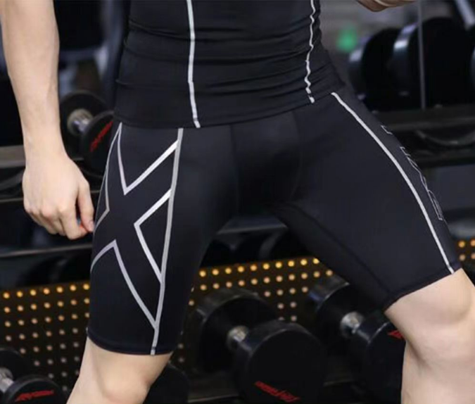Velocity Men's Compression Running Tights Breathable