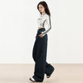 Indigo Isla Wide-Leg Jeans