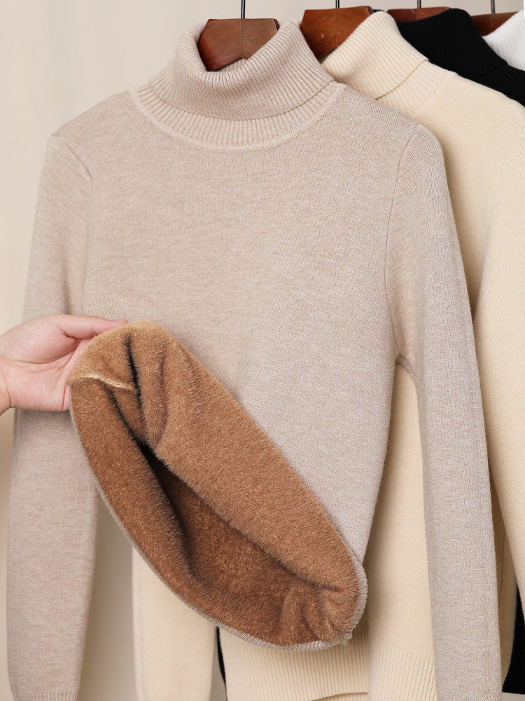 Hearth Bexley Fleece-Lined Thick Turtleneck Sweater