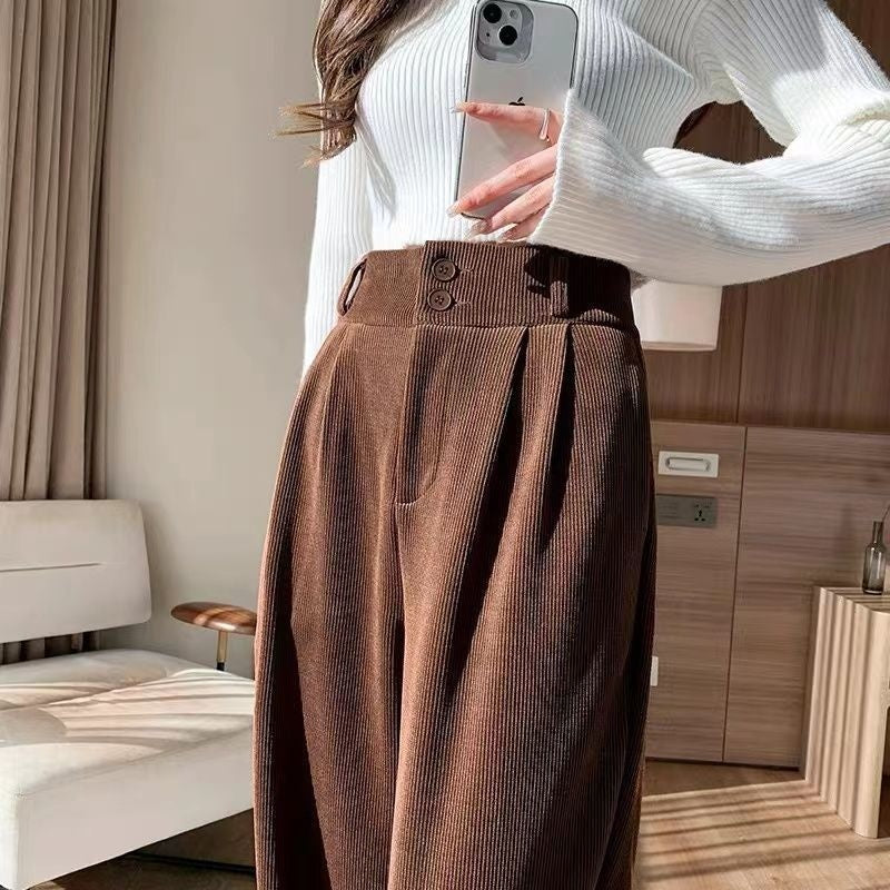 Flow Arden Fleece-Lined Wide-Leg Trousers