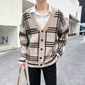 Atlas Men's Striped Retro Cardigan