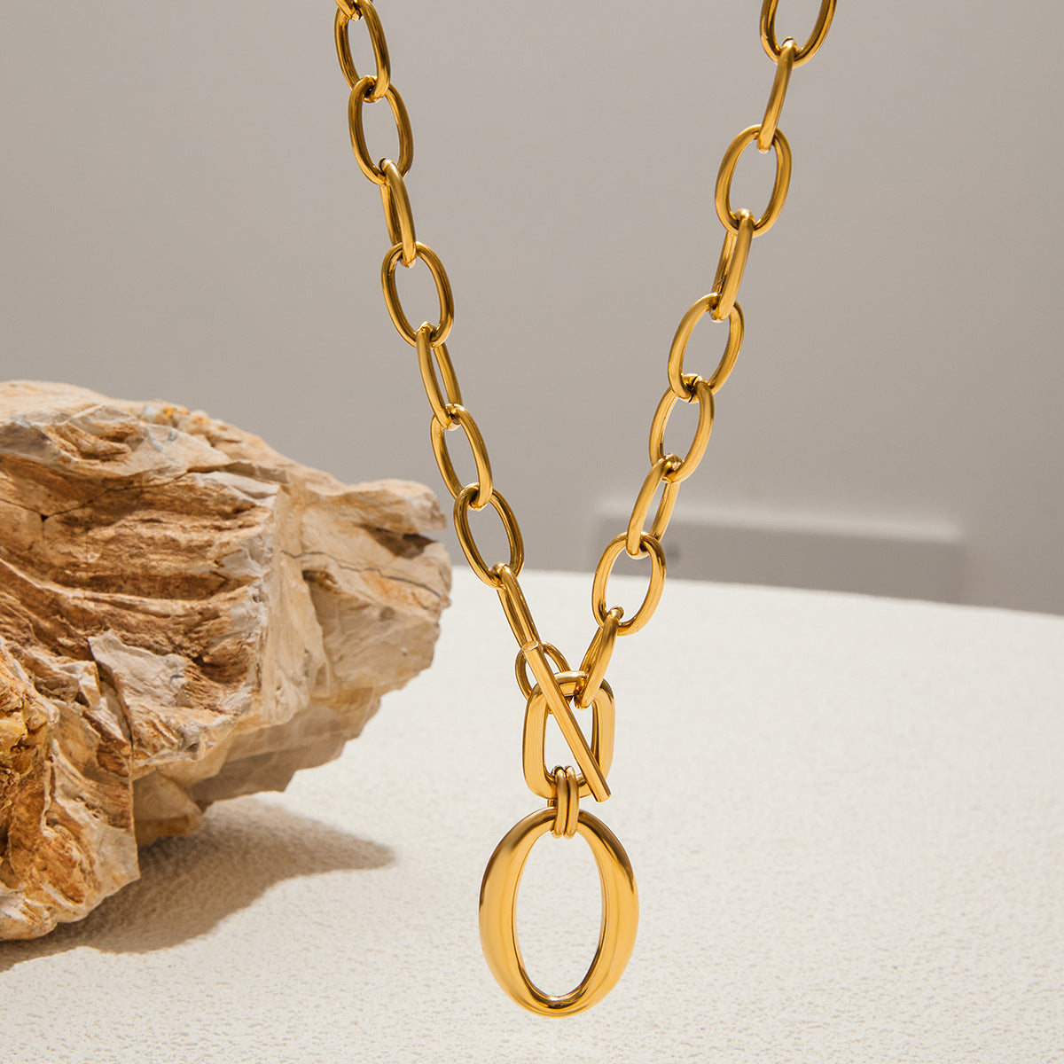 Lune Stainless Steel Minimalist Necklace
