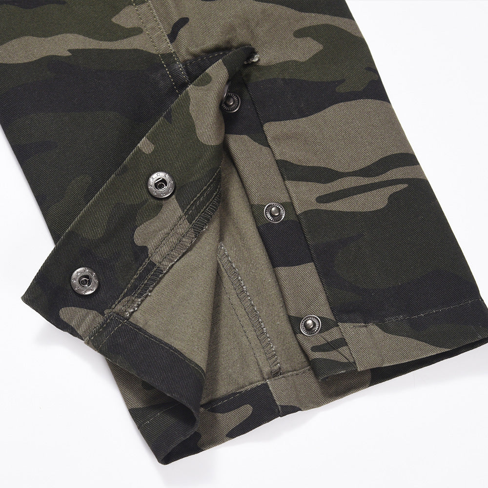 Rover Men's Multi-Pocket Pocket Camo Cargo Pants