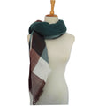 Ember Plaid Square Scarf