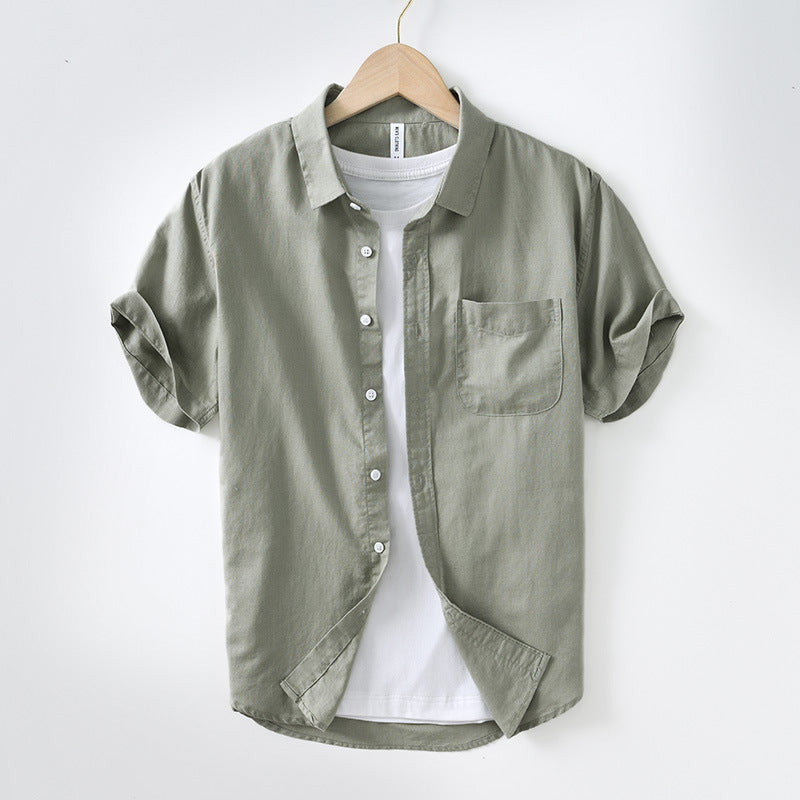 Metro Men's Linen Cotton Shirt