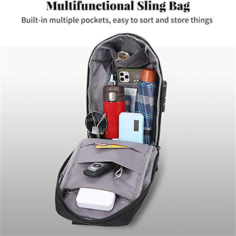 Carry Men's Water-Resistant Sling Bag
