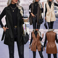 Hearth Faux-Leather Leather Cardigan