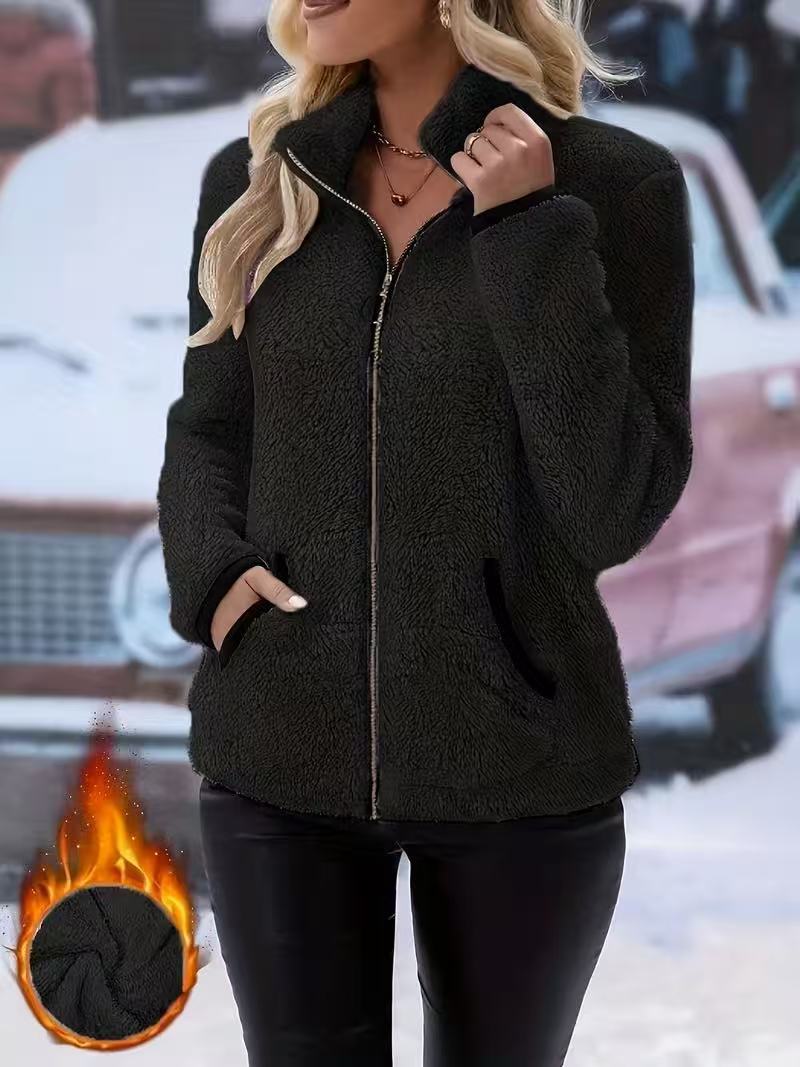 Cove Plush Fleece-Lined Hooded Cardigan