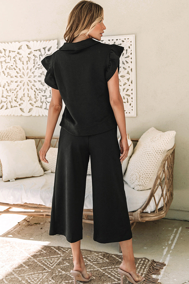 Sera Ruffled Two-Piece Set