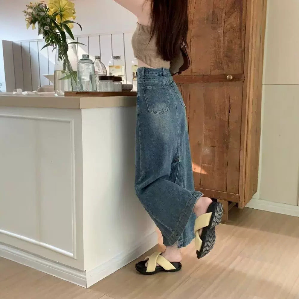 Sway Elan Retro Denim Skirt