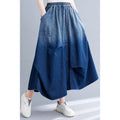 Sway Gradient Denim Skirt