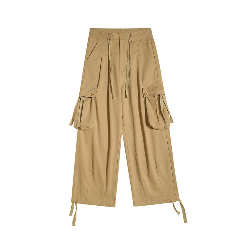 Rover Men's Straight Multi-Pocket Pocket Cargo Pants
