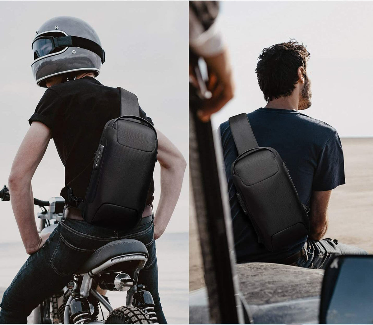 Carry Men's Water-Resistant Sling Bag