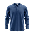 Metro Men's Relaxed Long-Sleeve Henley Shirt