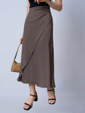 Sway Bexley Satin Silky Midi Skirt