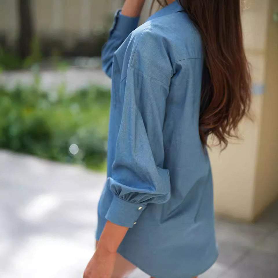 Aurelia Bexley Long-Sleeve Button Shirt