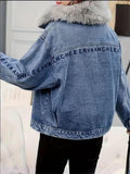 Cove Fleece-Lined Oversized Denim Jacket