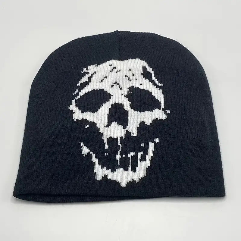 Ember Letter-Print Jacquard Beanie