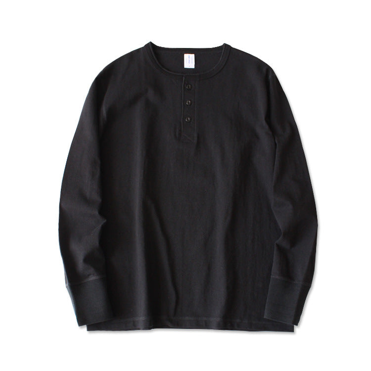 Metro Men's Seamless Long-Sleeve Henley Shirt
