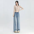 Indigo Nolan Wide-Leg Jeans