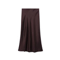 Sway Satin Silky Slim Midi Skirt