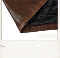 Halo Leather Mid-Length Trench Coat