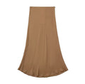 Sway Satin Silky Slim Midi Skirt