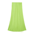 Sway Satin Silky Slim Midi Skirt