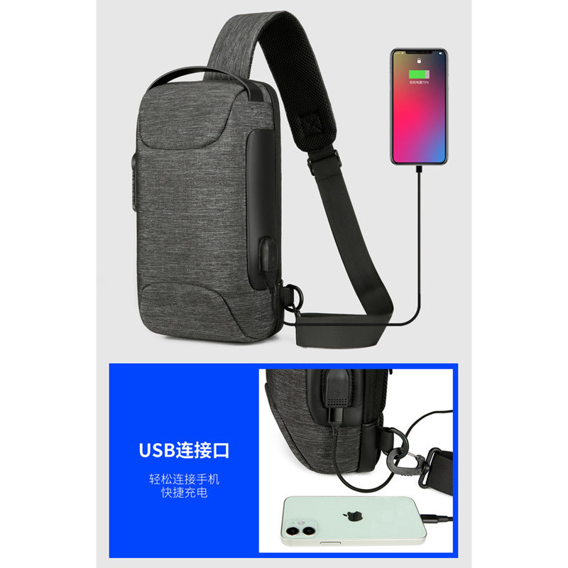 Carry Men's Water-Resistant Sling Bag