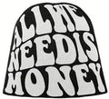 Ember Knit Letter-Print Beanie