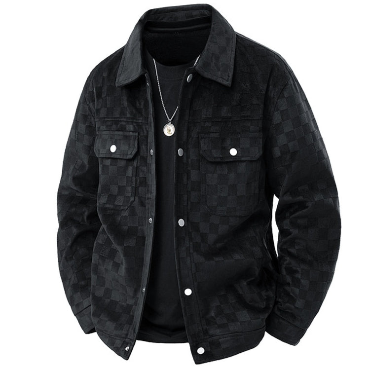 District Men's Lapel Retro Jacket