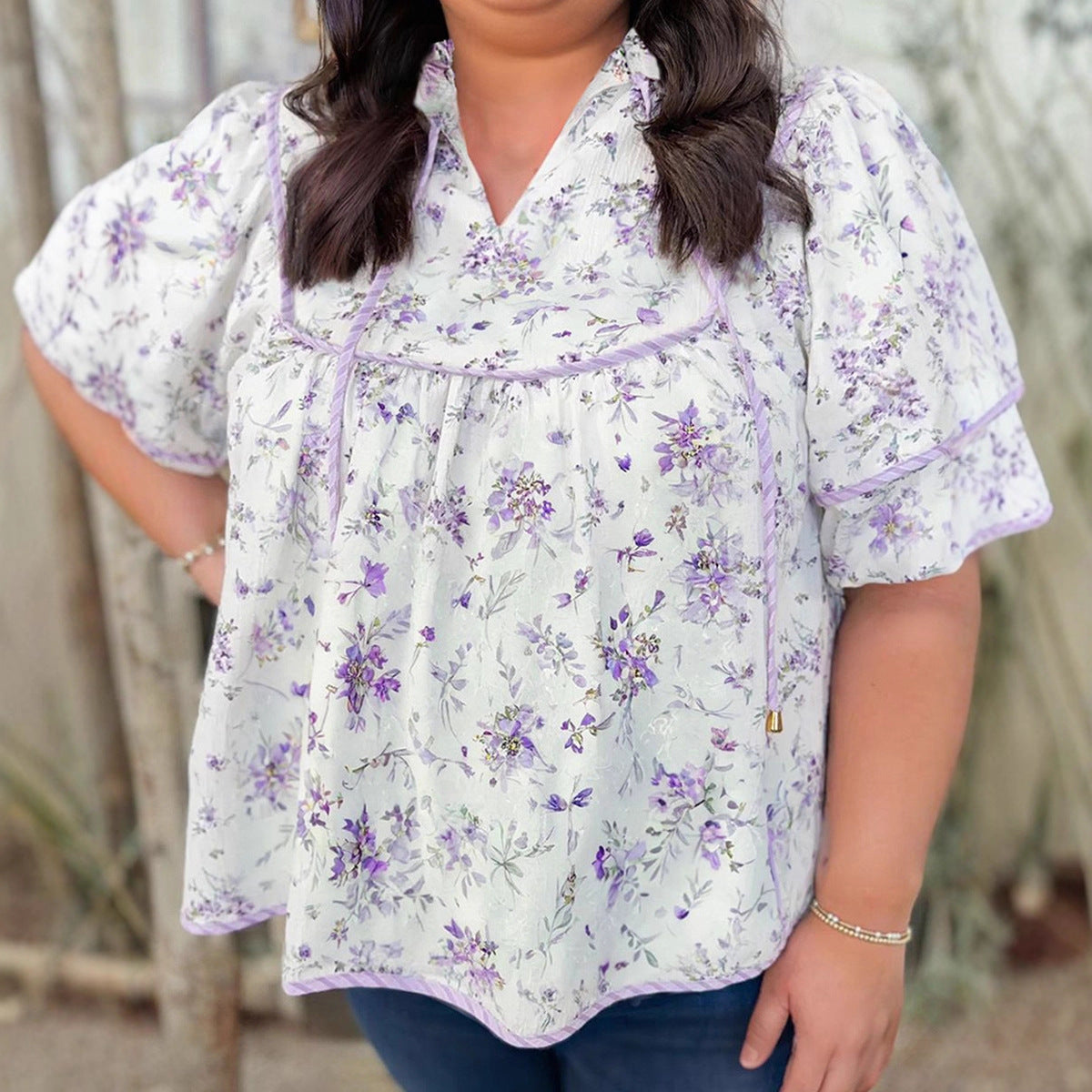 Aurelia Printed Blouse