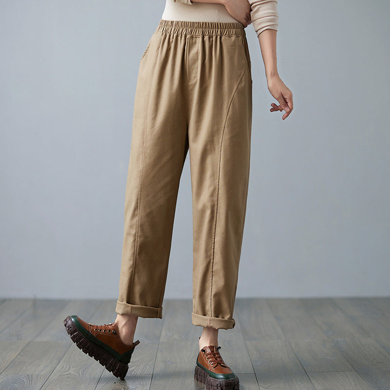 Flow Linen Cotton Retro Harem Pants