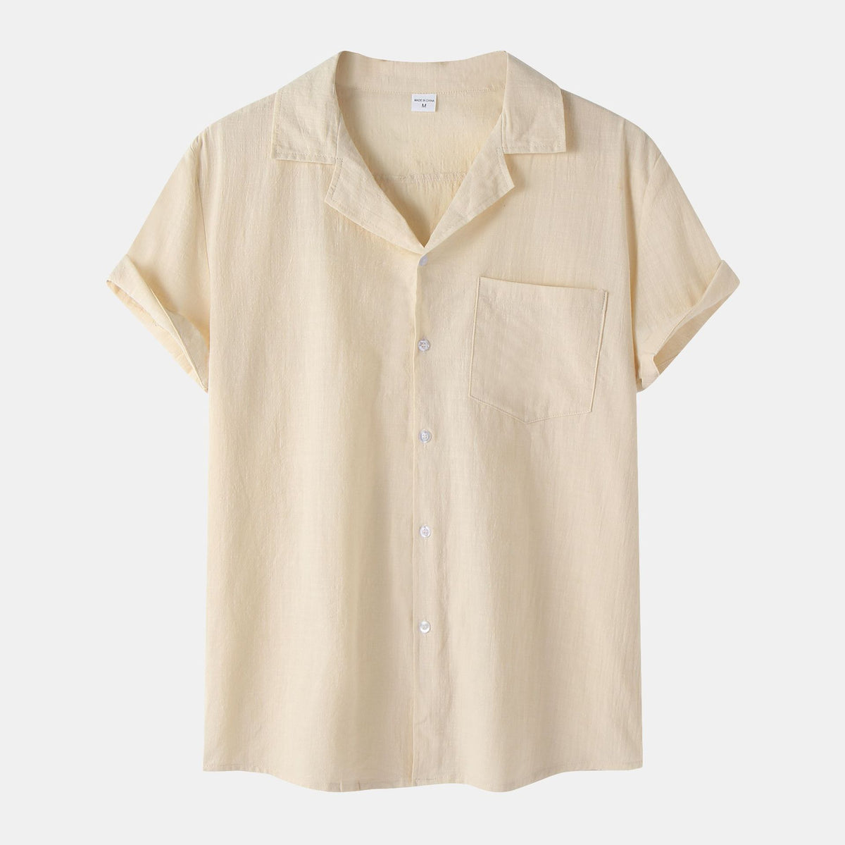 Metro Arden Men's Linen Cotton Short-Sleeve Shirt