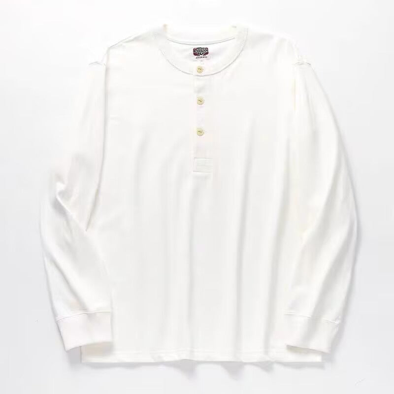 Metro Men's Seamless Long-Sleeve Henley Shirt