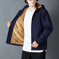 District Men's Fleece-Lined Stand-Collar Windbreaker
